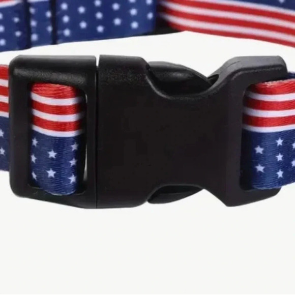 NEW without tags, Patriotic Dog Collar never used. - Picture 7 of 8